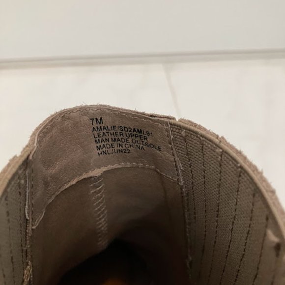 SPLENDID Beige Ankle Boots, Suede, Women's Size 7, Good Condition - Picture 5 of 5